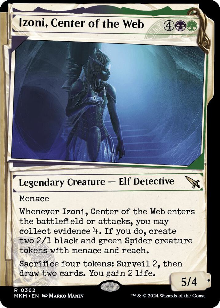 Izoni, Center of the Web 362/286 (Murders at Karlov Manor)  - Showcase Foil | Good Games Morley