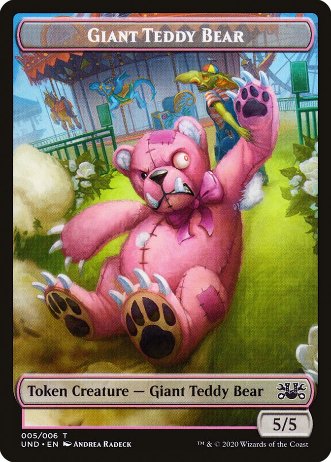 Giant Teddy Bear // Acorn Stash Double-Sided Token [Unsanctioned Tokens] | Good Games Morley