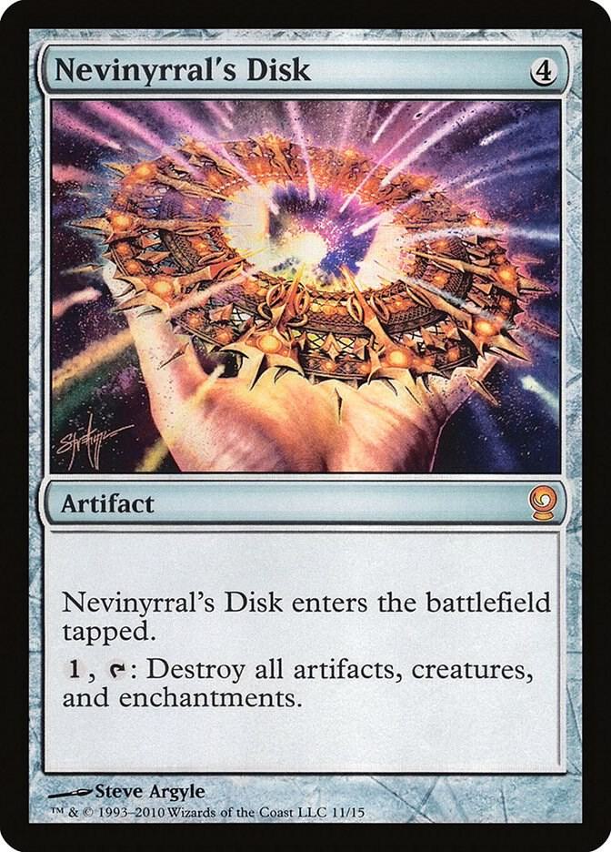 Nevinyrral's Disk 11/15 (From the Vault: Relics)  - Foil | Good Games Morley