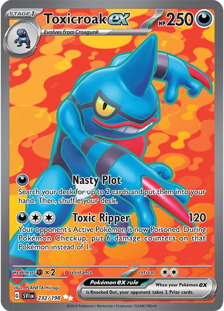 Toxicroak ex (232/198) [Scarlet & Violet: Base Set] | Good Games Morley