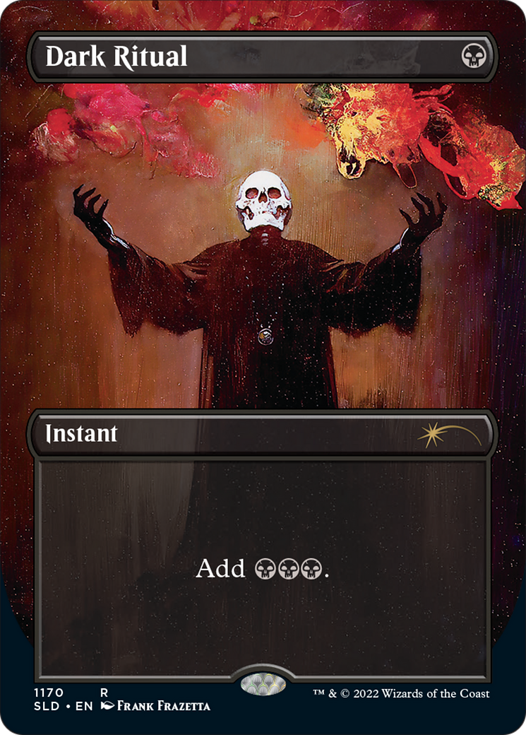 Dark Ritual (Borderless) [Secret Lair Drop Series] | Good Games Morley