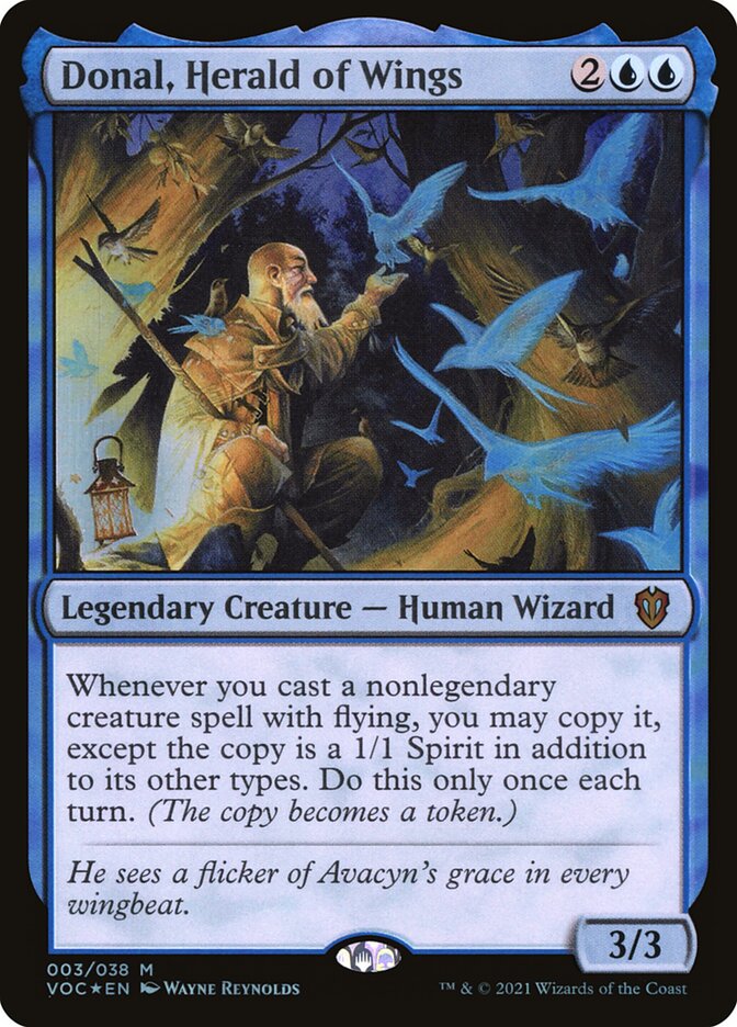 Donal, Herald of Wings 3/38 (Commander: Innistrad: Crimson Vow)  | Good Games Morley