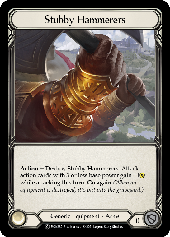 Stubby Hammerers [U-MON239-RF] (Monarch Unlimited)  Unlimited Rainbow Foil | Good Games Morley