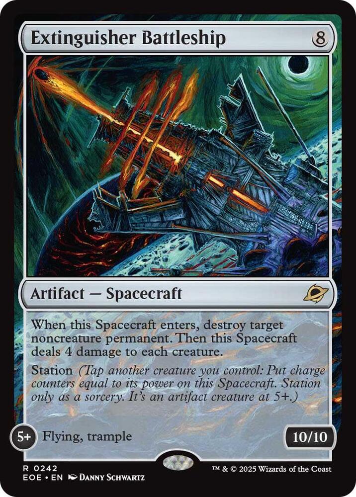 Extinguisher Battleship 242 (Edge of Eternities)  - Foil | Good Games Morley