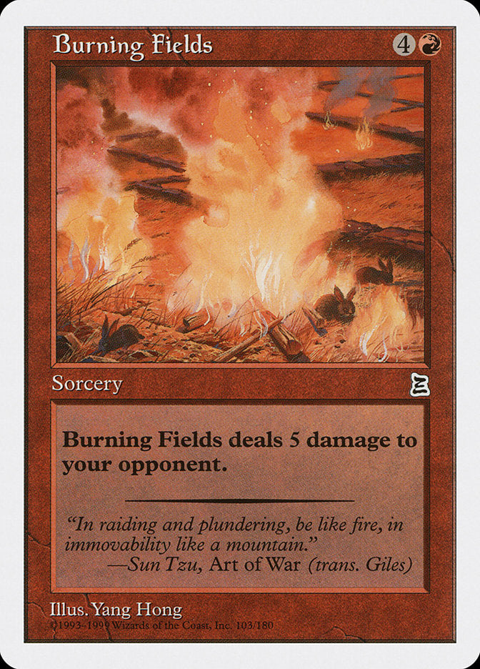 Burning Fields 103/180 (Portal Three Kingdoms)  | Good Games Morley