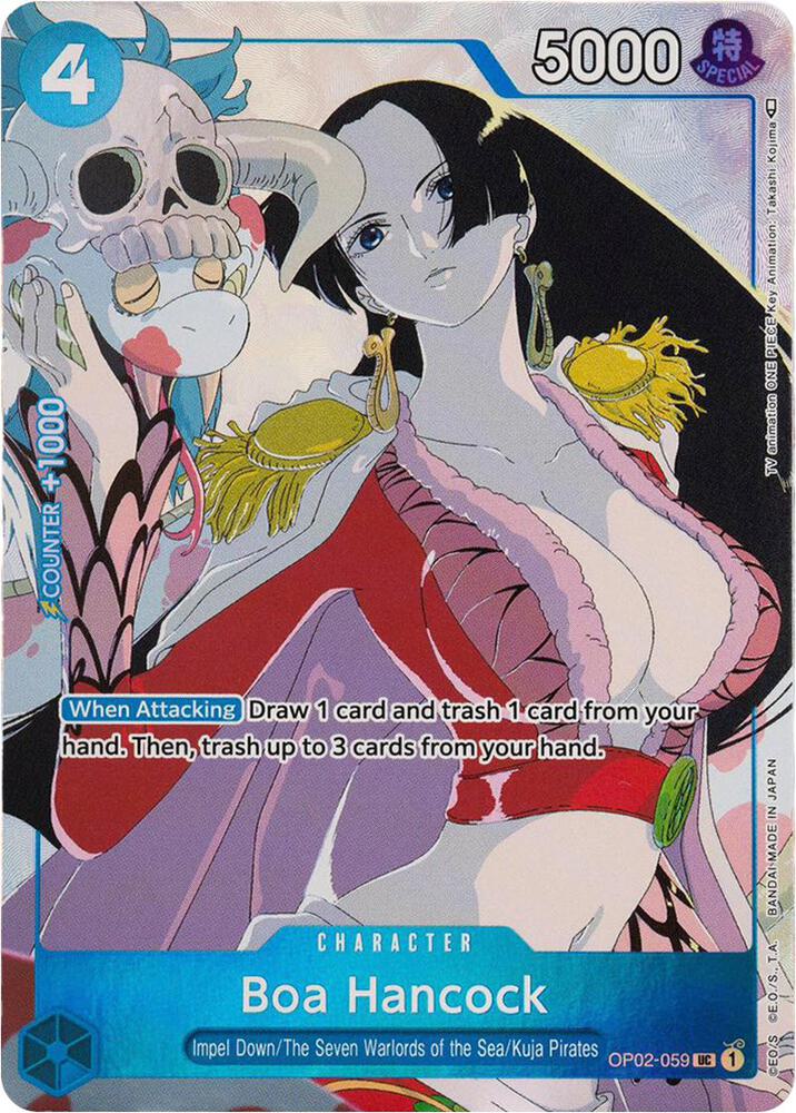 Boa Hancock (Gift Col.) OP02-059 (One Piece Promotion Cards)  - Alternate Art Foil | Good Games Morley
