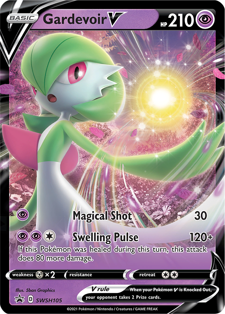Gardevoir V (SWSH105) [Sword & Shield: Black Star Promos] | Good Games Morley