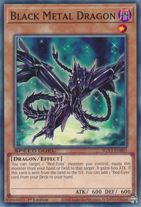 Black Metal Dragon [SGX3-ENB07] Common | Good Games Morley
