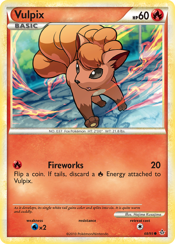 Vulpix (68/95) [HeartGold & SoulSilver: Unleashed] | Good Games Morley