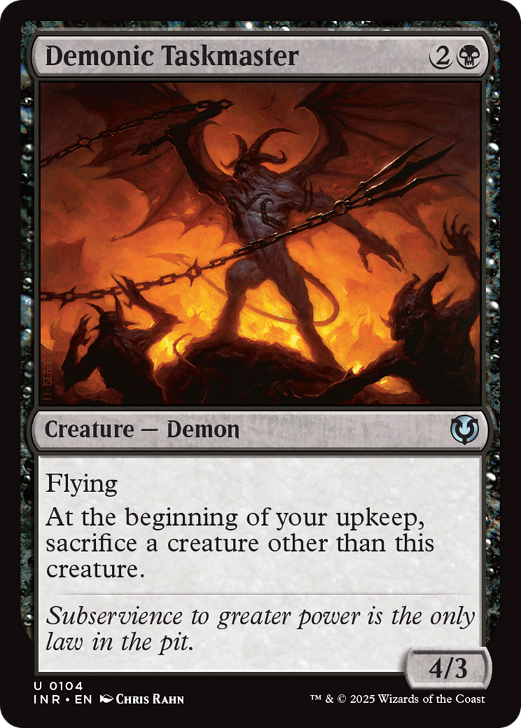 Demonic Taskmaster [Innistrad Remastered] | Good Games Morley