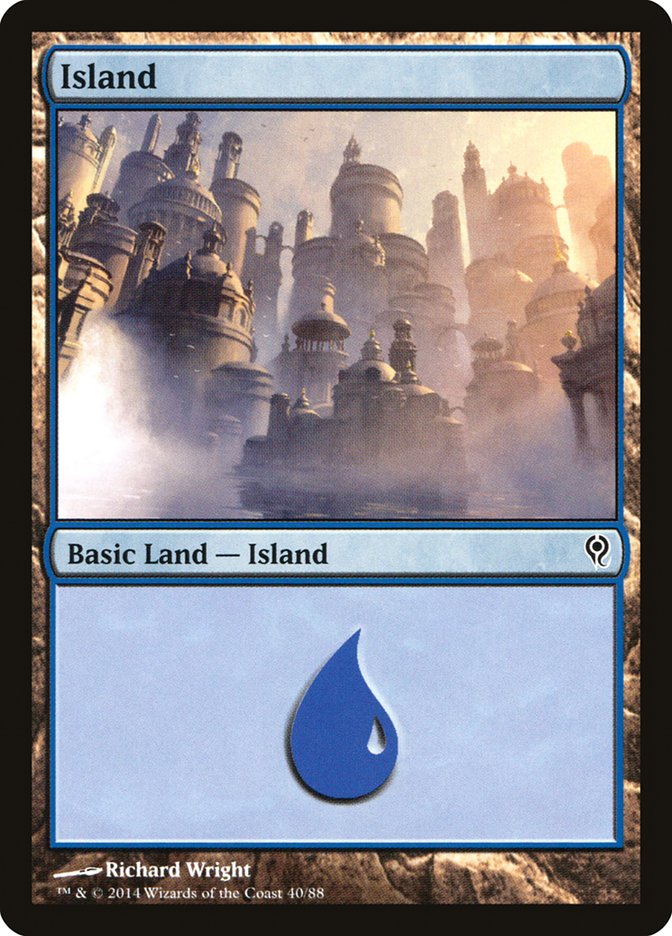 Island (40) [Duel Decks: Jace vs. Vraska] | Good Games Morley