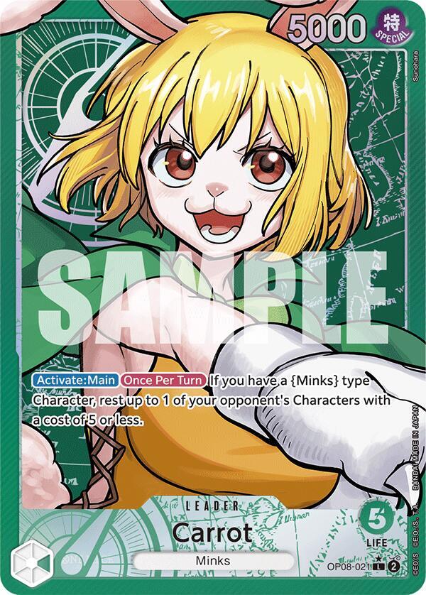 Carrot OP08-021 (Two Legends)  - Alternate Art Foil | Good Games Morley