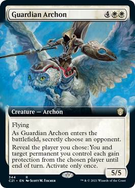 Guardian Archon Extended Art 344/81 (Commander 2021)  | Good Games Morley