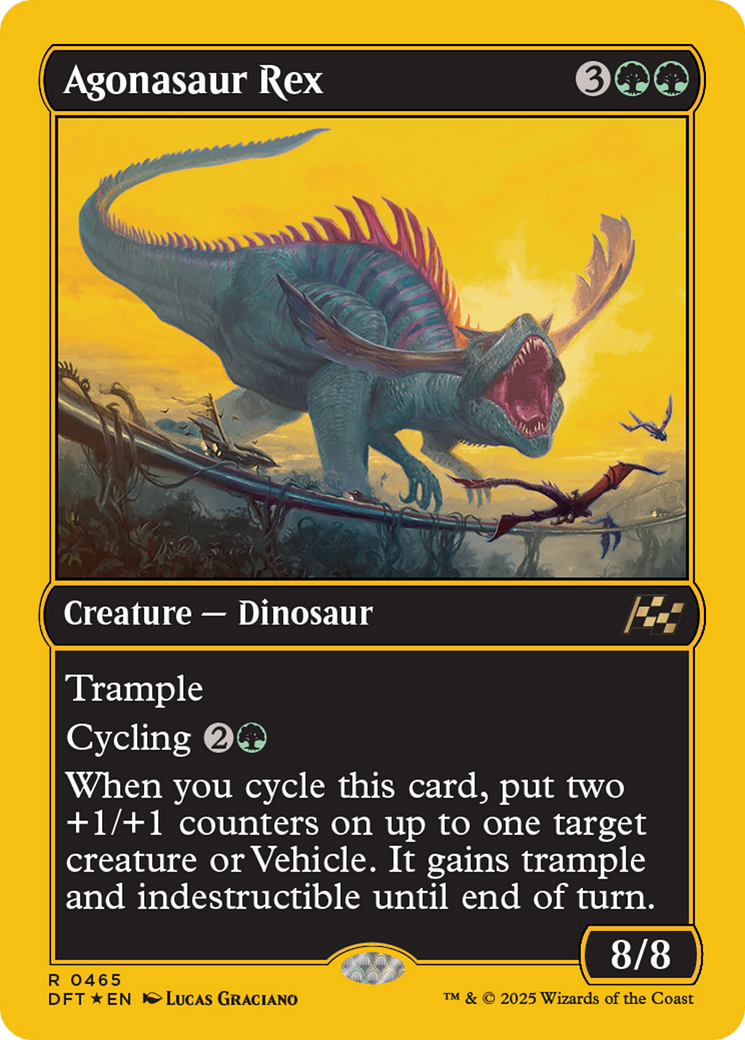 Agonasaur Rex (First-Place Foil) [Aetherdrift] | Good Games Morley