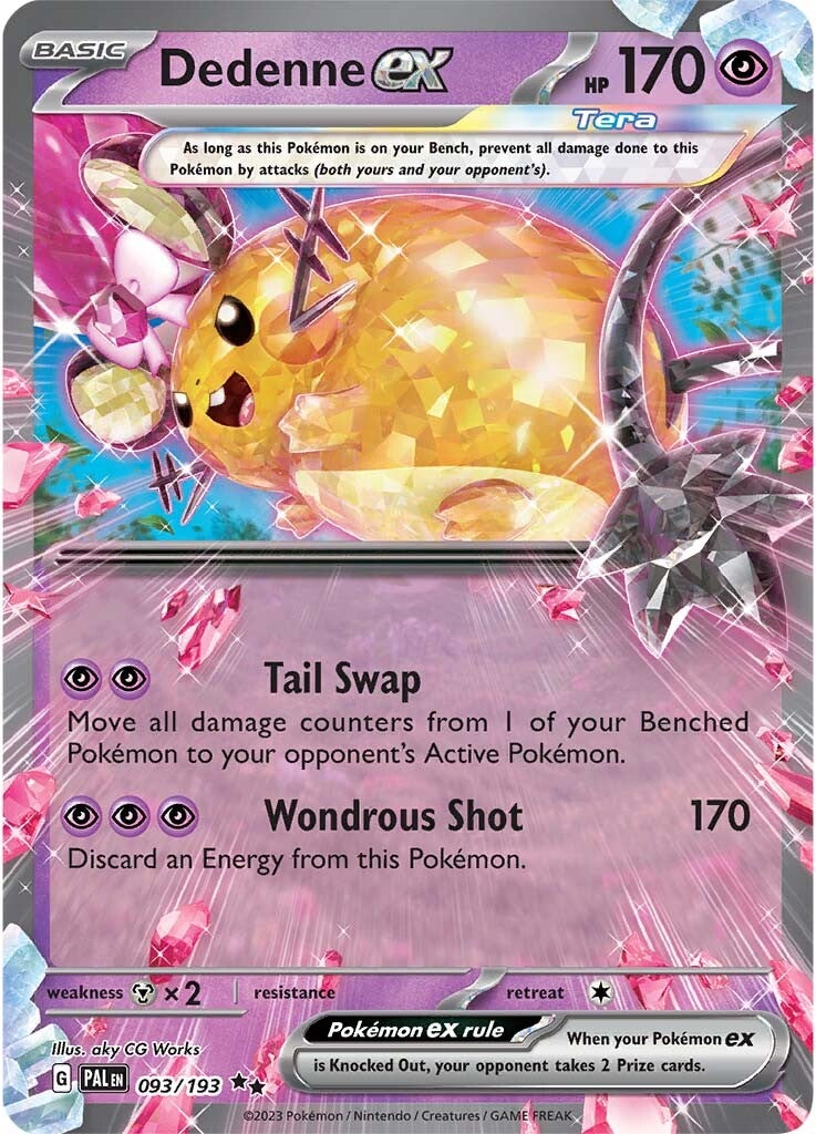 Dedenne ex (093/193) [Scarlet & Violet: Paldea Evolved] | Good Games Morley
