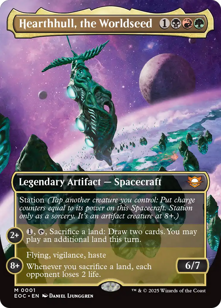 Hearthhull, the Worldseed (Borderless) [Edge of Eternities Commander] | Good Games Morley