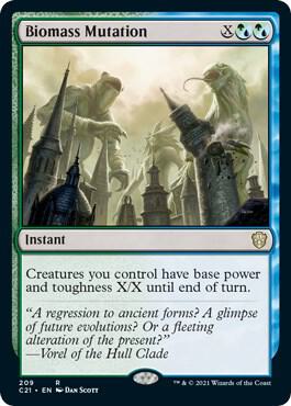 Biomass Mutation 209/81 (Commander 2021)  | Good Games Morley