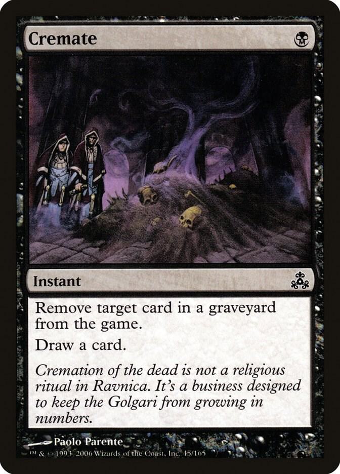 Cremate 45/165 (Guildpact)  - Foil | Good Games Morley