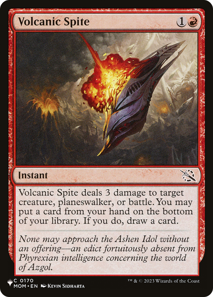 Volcanic Spite [The List] | Good Games Morley
