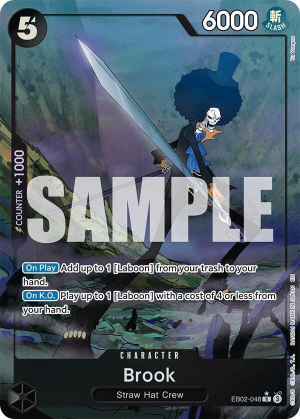 Brook EB02-048 (Extra Booster: Anime 25th Collection)  - Alternate Art Foil | Good Games Morley