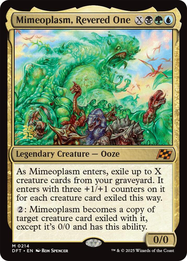Mimeoplasm Revered One 214s/160 (Prerelease Cards)  - Foil | Good Games Morley