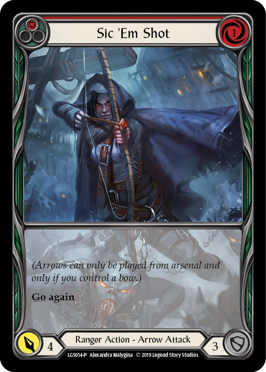Sic 'Em Shot (Red) [LGS014-P] (Promo)  1st Edition Normal | Good Games Morley