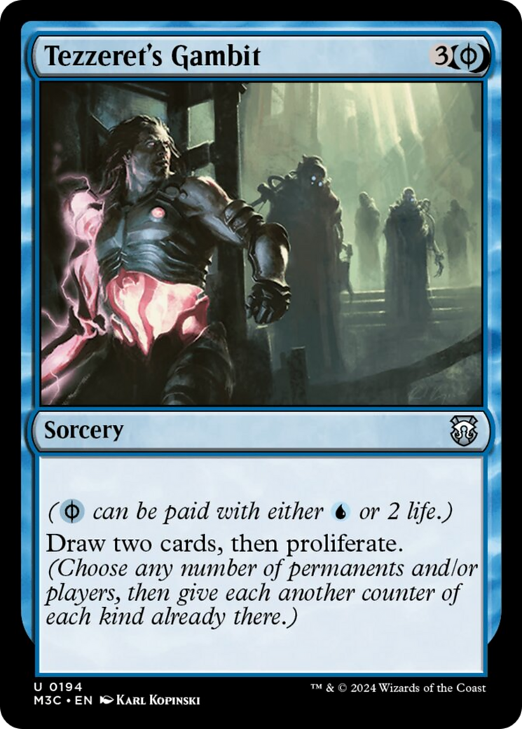 Tezzeret's Gambit (Ripple Foil) [Modern Horizons 3 Commander] | Good Games Morley
