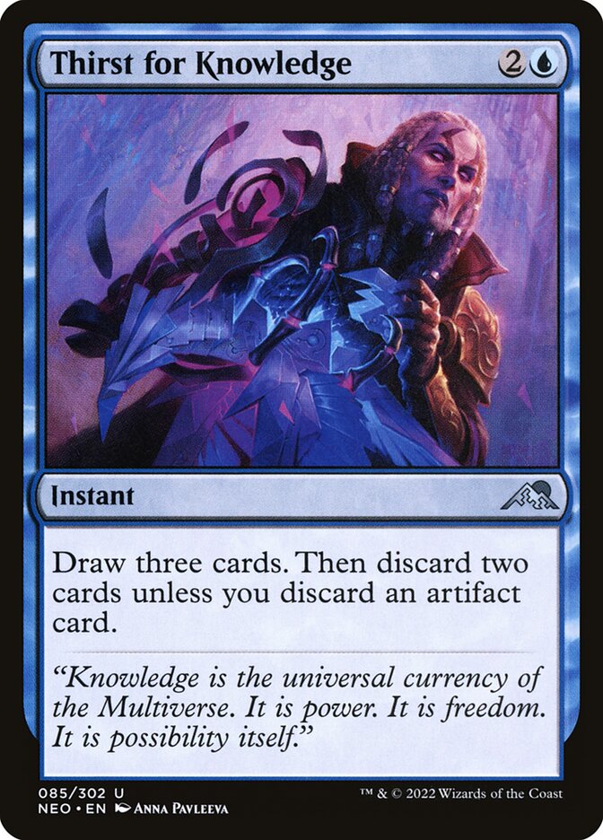 Thirst for Knowledge 85/302 (Kamigawa: Neon Dynasty)  | Good Games Morley