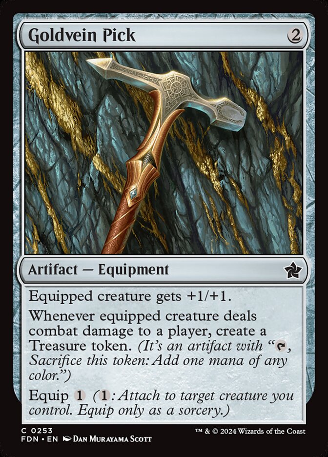 Goldvein Pick 253 (Foundations)  - Foil | Good Games Morley