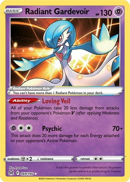 Radiant Gardevoir (069/196) [Prize Pack Series Three] | Good Games Morley