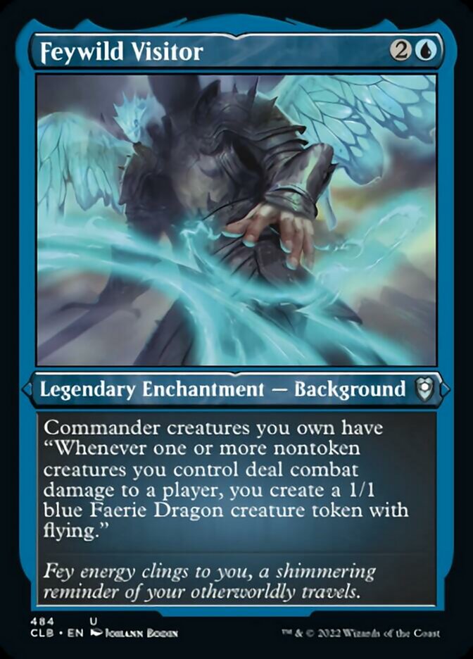 Feywild Visitor (Foil Etched) [Commander Legends: Battle for Baldur's Gate] | Good Games Morley