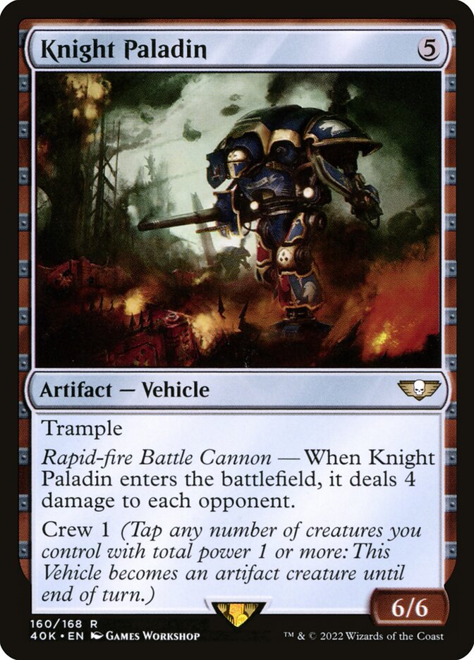 Knight Paladin 160 (Universes Beyond: Warhammer 40,000)  | Good Games Morley
