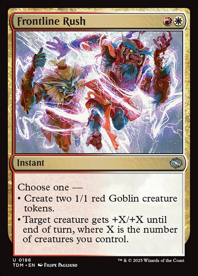 Frontline Rush 186 (Tarkir: Dragonstorm)  - Foil | Good Games Morley