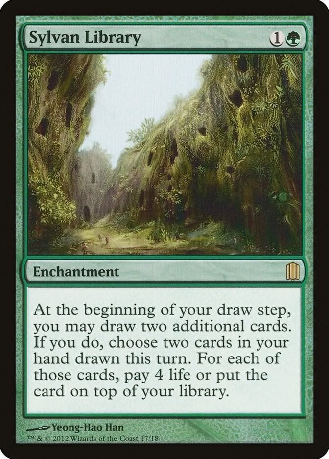 Sylvan Library 17/18 (Commander's Arsenal)  - Foil | Good Games Morley