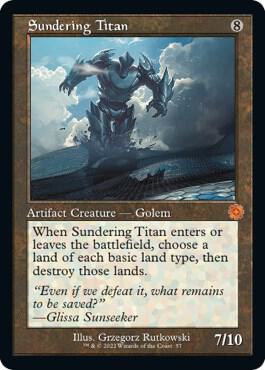 Sundering Titan 57 (The Brothers' War: Retro Frame Artifacts)  | Good Games Morley