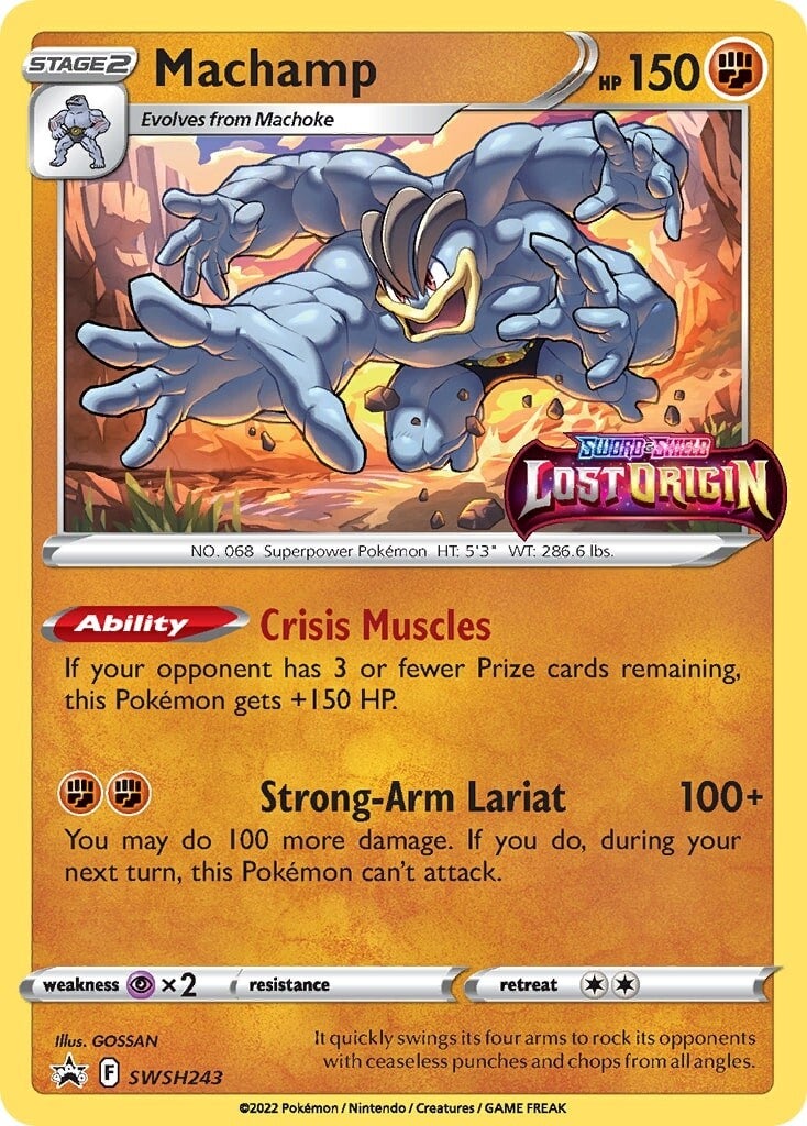 Machamp (SWSH243) [Sword & Shield: Black Star Promos] | Good Games Morley