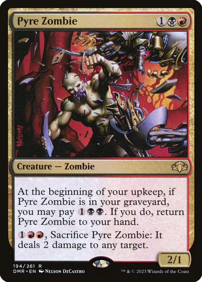 Pyre Zombie 194/261 (Dominaria Remastered)  | Good Games Morley