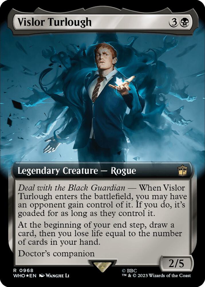 Vislor Turlough 968/331 (Universes Beyond: Doctor Who)  - Extended Art Surge Foil | Good Games Morley