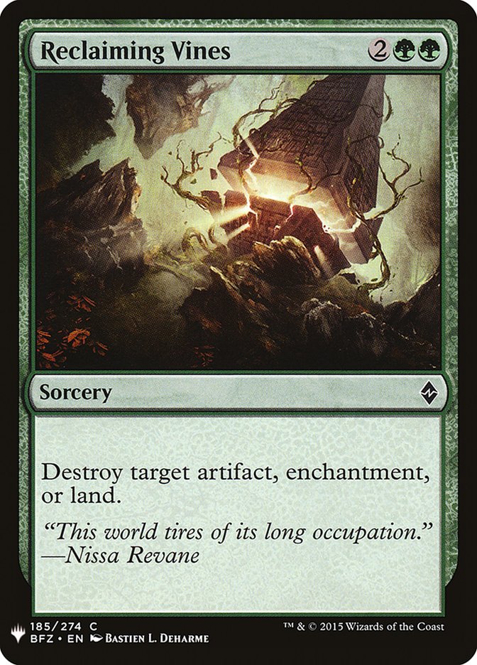 Reclaiming Vines [Mystery Booster] | Good Games Morley