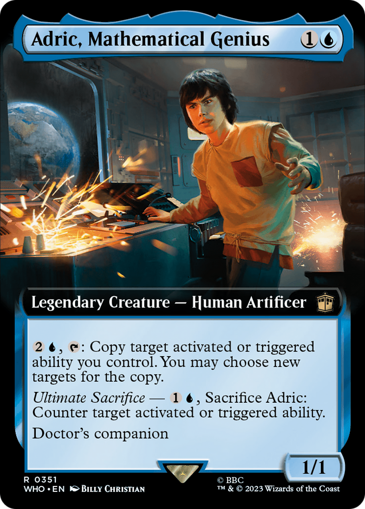 Adric, Mathematical Genius (Extended Art) [Doctor Who] | Good Games Morley