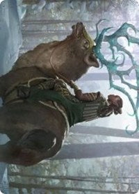 Boreal Outrider Art Card [Kaldheim Art Series] | Good Games Morley