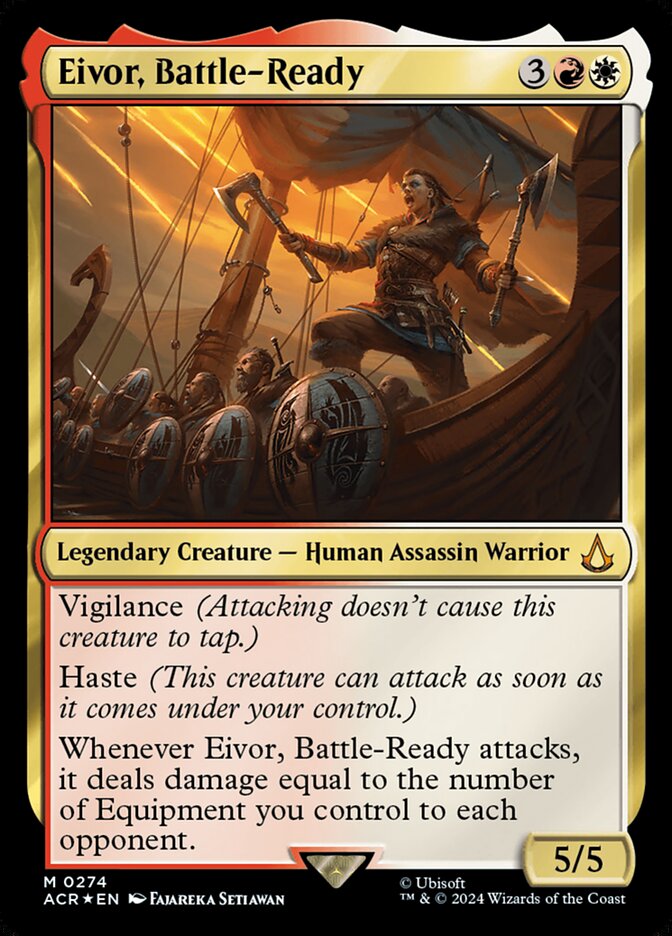 Eivor, Battle-Ready 274/110 (Universes Beyond: Assassin's Creed)  - Foil | Good Games Morley