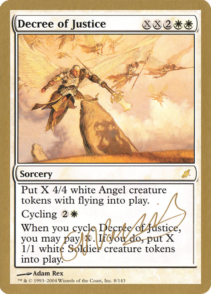 Decree of Justice (Gabriel Nassif) [World Championship Decks 2004] | Good Games Morley