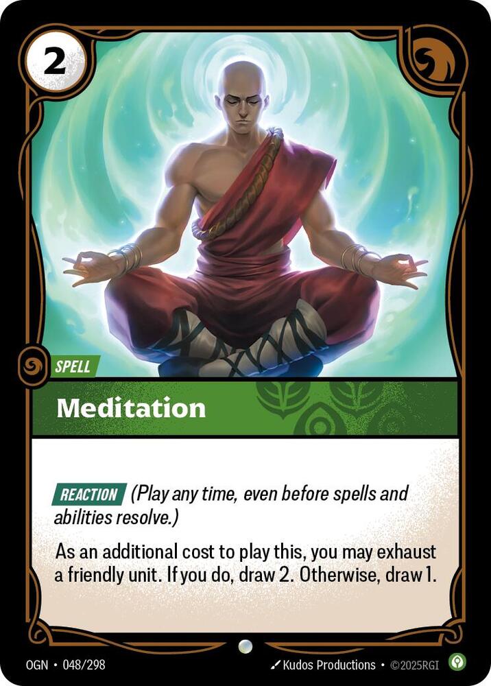 Meditation 48/298 (Origins)  | Good Games Morley
