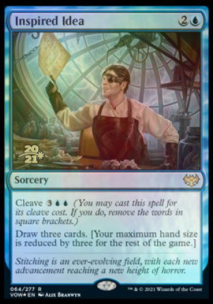 Inspired Idea [Innistrad: Crimson Vow Prerelease Promos] | Good Games Morley