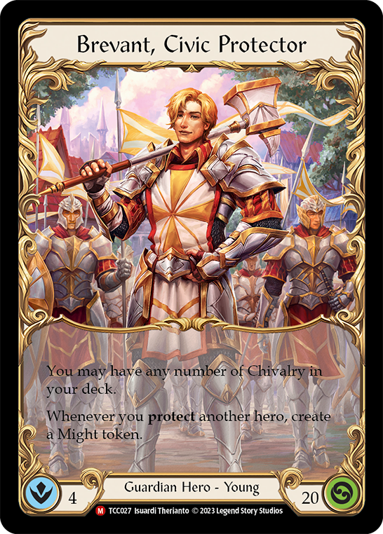 Brevant, Civic Protector [TCC027] (Round the Table: TCC x LSS)  Rainbow Foil | Good Games Morley