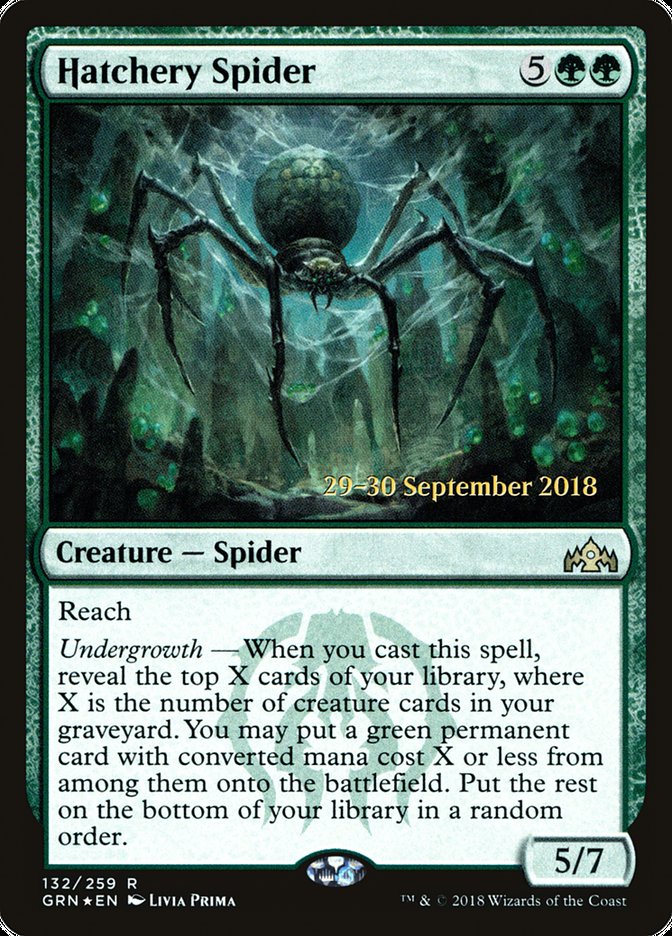 Hatchery Spider [Guilds of Ravnica Prerelease Promos] | Good Games Morley