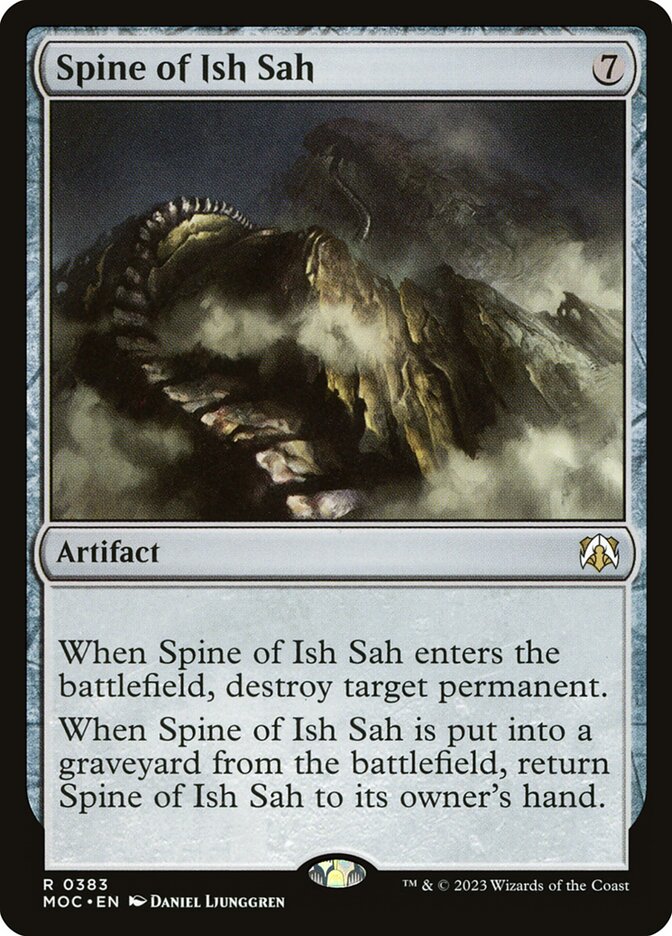 Spine of Ish Sah 383 (Commander: March of the Machine)  | Good Games Morley