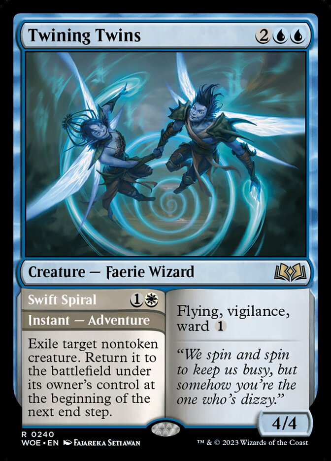 Twining Twins // Swift Spiral 240 (Wilds of Eldraine)  | Good Games Morley