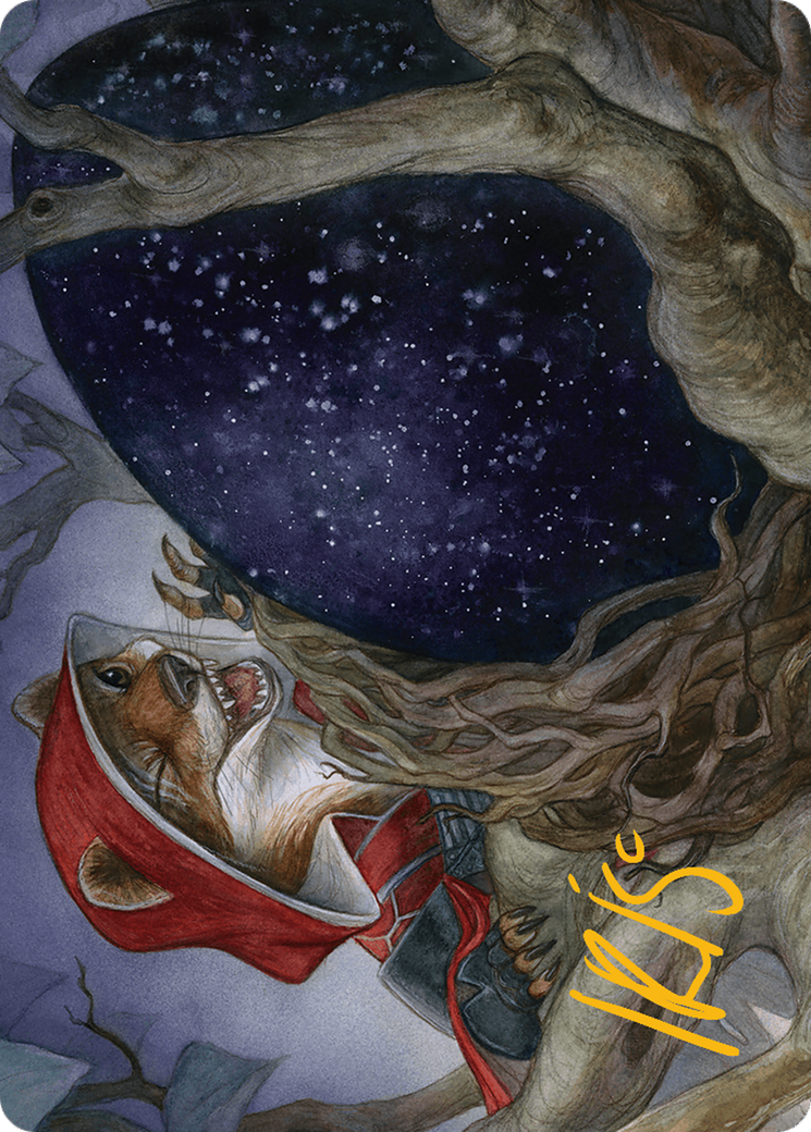 Cruelclaw's Heist Art Card (Gold-Stamped Signature) [Bloomburrow Art Series] | Good Games Morley